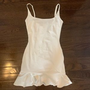 Princess Polly White Ruffle Dress